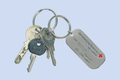 Ein Schlüsselbund mit dem Key Member