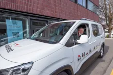 Pirmin Lütolf ist freiwilliger Fahrer des Rollstuhlautos