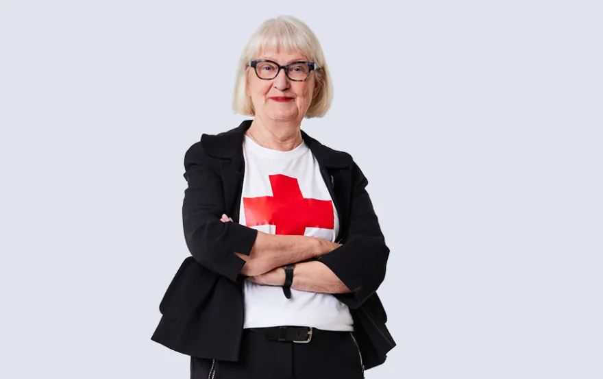 Anneke Paardekooper ist Freiwillige beim Rotkreuz-Besuchsdienst